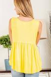 Желтая майка-бэбидолл HEIMISH USA - фото 2