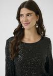 Блуза Cream CRDIDDI BLOUSE SEQUINS, Pitch Black/Black - фото 4