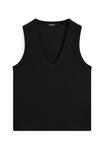 Топ SLEEVELESS Massimo Dutti, черный - фото 5