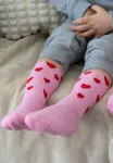 Носки с сердечками Ewers, Ice Pink - фото 2