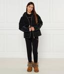 Куртка женская Ea7 приталенная с капюшоном, черный - фото 2