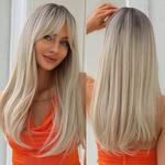 Женский парик из светлых длинных волос, натуральный., inna - фото 4