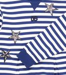 Полосатое платье из хлопкового джерси Dolce&Gabbana, синий - фото 3