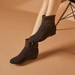 Ботильоны женские Dg, цвет Coffee - фото 7