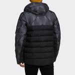 Пуховик Adidas Manchester United Soccer Down Feather Jacket 'Black', черный - фото 3