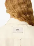 Рубашка с логотипом AMI Paris, нейтральный - фото 5