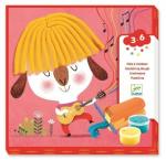 Джеко, набор с пластичной массой Волосы Djeco - фото