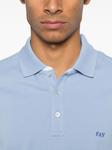 Fay рубашка поло с вышитым логотипом, синий - фото 4