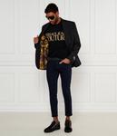 Свитер Versace Jeans Couture Regular Fit, черный / золотой - фото 2