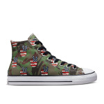 Кроссовки Converse Chuck Taylor All Star Pro High 'Camo Peace', зеленый - фото