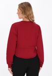 Толстовка faina Zip-up sweatshirt, Burgundy/Red - фото 3
