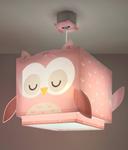 Детский потолочный светильник Dalber Kleine Eule, розовый - фото 3