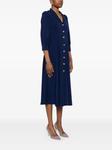 Платье миди на пуговицах NISSA, синий - фото 3