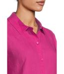 Рубашка Eileen Fisher Classic Collar Long Shirt, FuschiaSee Less - фото 4