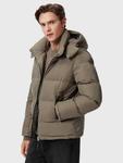 Marlo Relaxed Quilted Puffer Jacket AllSaints, Gull Brown - фото 7