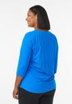Топ Active by Zizzi TRAINING MIT 3/4-ÄRMELN, Princess Blue/Royal Blue - фото 3