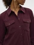 Платье-рубашка VERO MODA Vilia, Wine red - фото 3