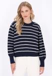 Джемпер DreiMaster Jumper, Navy Offwhite/Dark Blue - фото