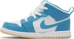 Кроссовки Air Jordan 1 Mid TD 'Aquatone', синий - фото 3