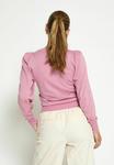 Джемпер PEPPERCORN REMI ROUND NECK PUFF, Met Moonlite Pink Metallic/Pink - фото 3