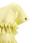 Платье с оборками Monnalisa, желтый - фото 3