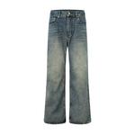 Джинсы унисекс UNKNOWTAL, синий - фото