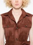 Жилет на пуговицах D.Exterior, коричневый - фото 5
