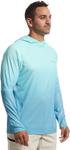 Худи Columbia Terminal Deflector Zero II Hoodie, Blue Echo/Gulf Stream Gradient - фото 2