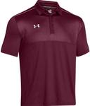 Under Armour мужская поло для гольфа Ultimate, Assorted Colors 1247506, Maroon/White - фото