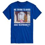 Мужская футболка с рисунком Робин Гуда Disney's, синий - фото