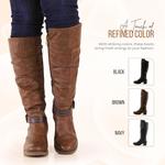 Женские высокие сапоги Spring Step, Brown - фото 6