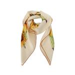 Ferragamo Подсолнечный шарф, Beige Multicolor - фото 4