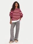 Свитшот oversize Strictly Stripes ERJFT05004 Roxy, розовый - фото 2