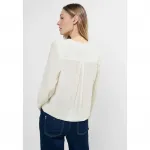 Однотонная блузка Cecil с длинными рукавами, белый - фото 2