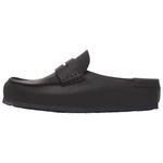 Кожаные шлепанцы с пенни-ремешком Birkenstock, Black - фото