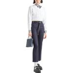 Укороченный топ женский белый Prada - фото