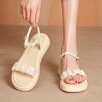 Сандалии женские Agsdon, желтый - фото 11