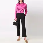 VERSACE Высокие расклешенные брюки, Black - фото 4