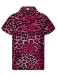 Рубашка King Kameha Leopard, розовый - фото