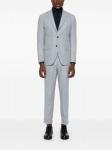 Eleventy костюм в полоску, серый - фото 2