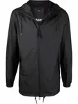 Куртка с капюшоном и кулиской Rains, черный - фото