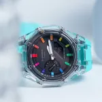 CASIO Часы Men Liquid Crystal/Analog Dual Display Series 48.5mm Black Watch - фото 11