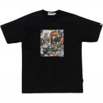 Футболка Bape Flyer с принтом A BATHING APE, черный - фото