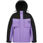 CAMEL Теплая флисовая серия пуховик Unisex, Oat Gray/Phantom Black - фото 7