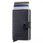 Кошелек Secrid Miniwallet Optical leather, черный - фото 3