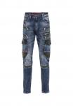 Джинсы из денима Cipo & Baxx, синий - фото
