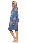 Ночная рубашка NORMANN Frottee, синий - фото 3