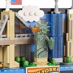Открытка нью-йорк LEGO - фото 5