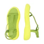 Кожаные сандалии Patrizia Pepe, зеленый - фото 3