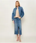 Джинсовая юбка Marc Cain, синий - фото 2